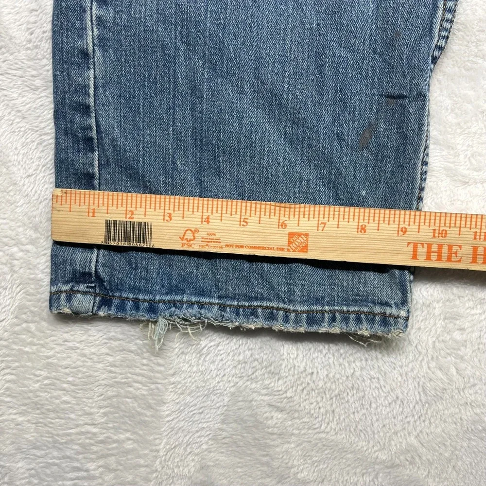 Levi's 569‎ Loose Straight Jeans Men's Blue Denim Cotton Zip Fly Y2K - 34X30.5